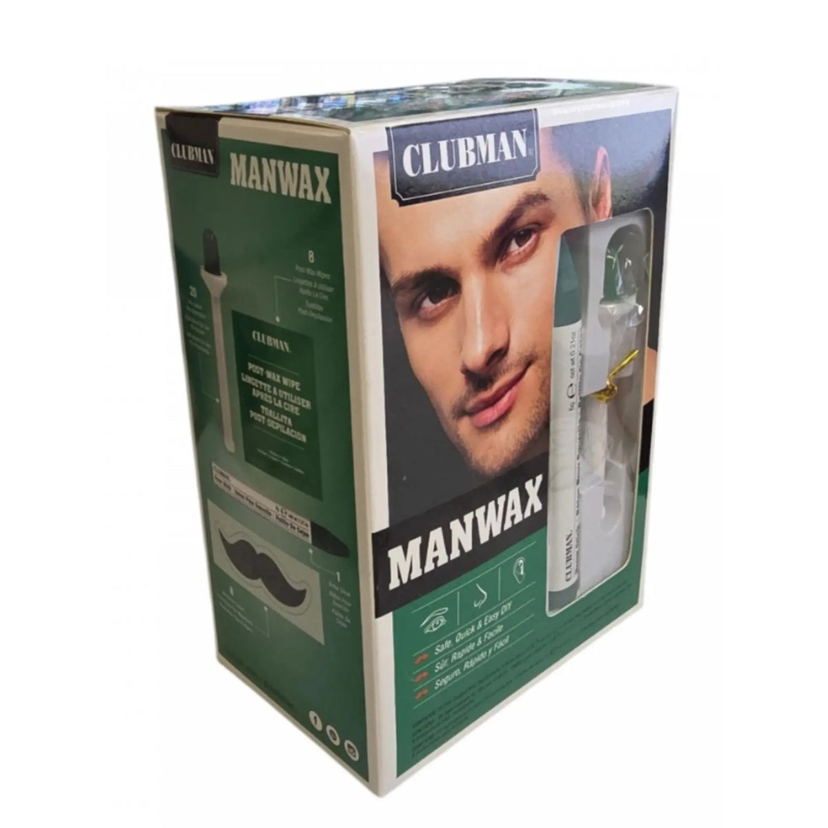 Clubman Manwax Hair Removal Kit