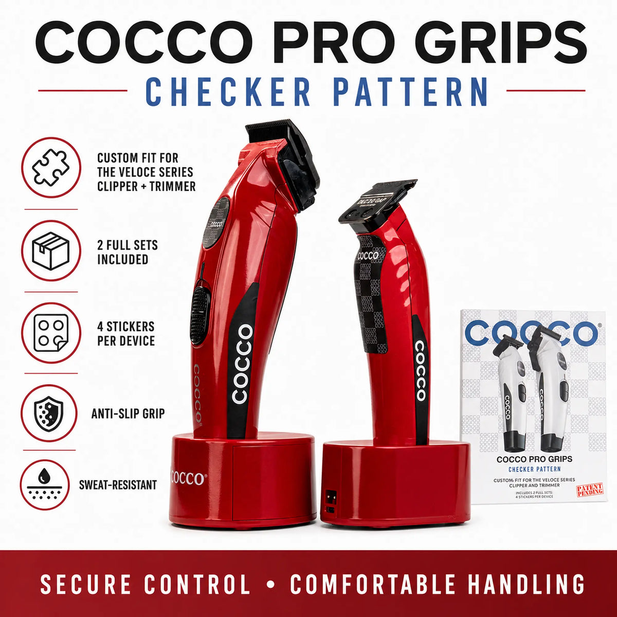 Cocco Checker Pro Grip Stickers