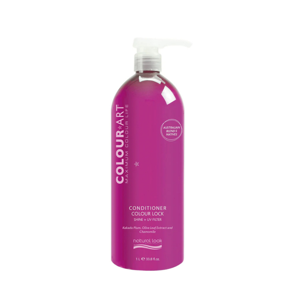 Natural Look COLOUR ART Shampoo&Conditioner 1L&Deep Mask&Detangler&Shine Spritz&Ends Therapy