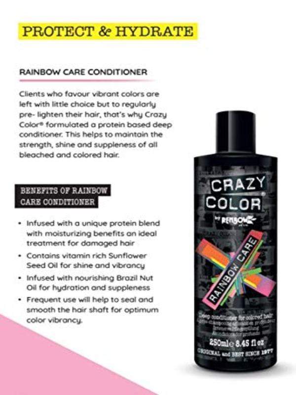 Crazy Color Hair Dye Rainbow Care Conditioner 250ML