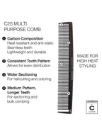Cricket Carbon C25 Multi-Purpose Comb