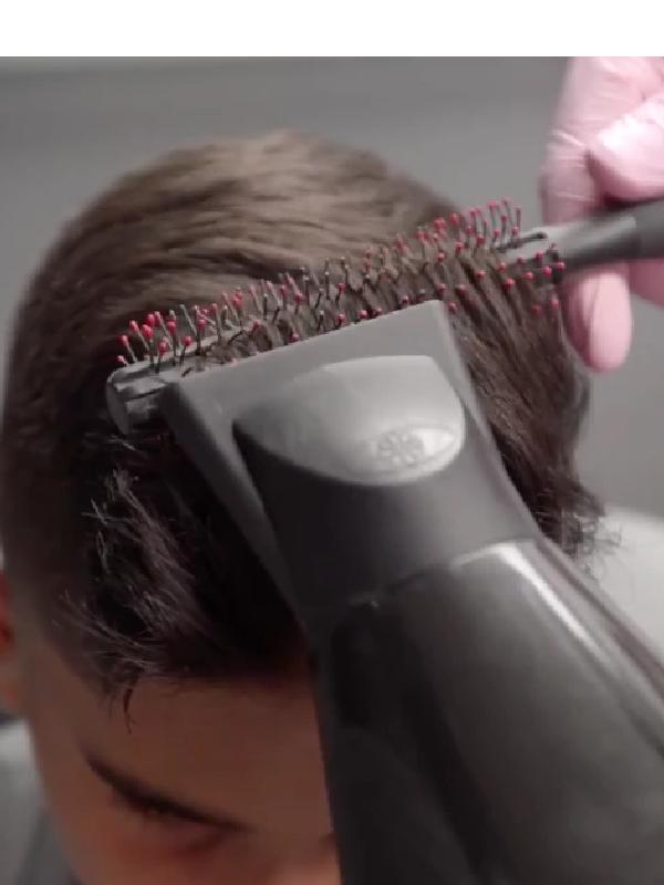 Cricket RPM 8 Row "Static Free" Hair Brush