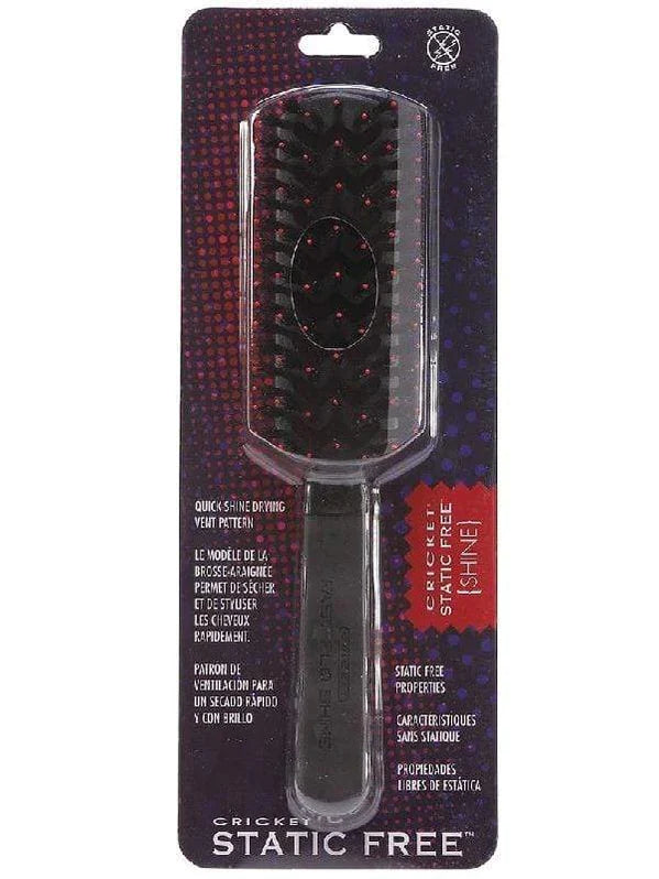 Cricket Static Free Fast Flo Shine Vent Black Brush