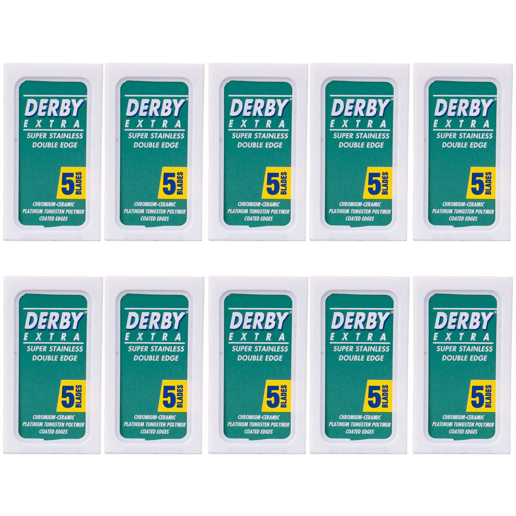 50 Derby Extra Double Edge Razor Blades