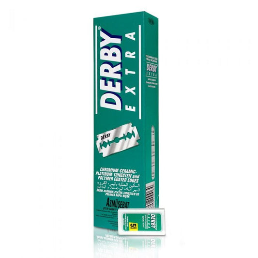 100 Razor Blades Derby Extra