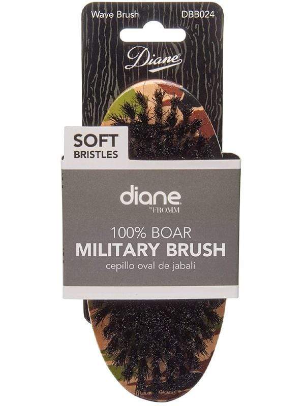 Diane 100% Boar Military Brush Soft Bristles #DBB024
