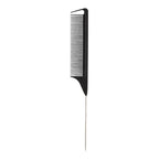Diane Carbon Pintail Comb with Metal Tail 8.5"
