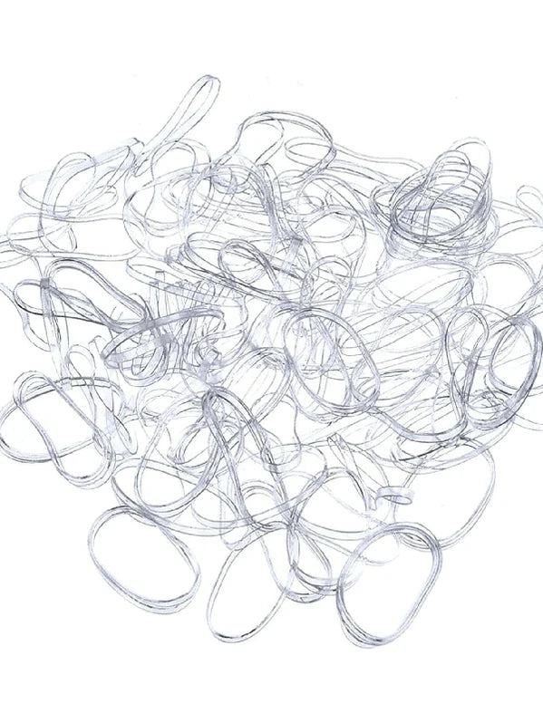 Diane Clear Elastic Bands 500pk #D6776