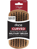 Diane Curved Reinforced Boar Military Brush #D1000