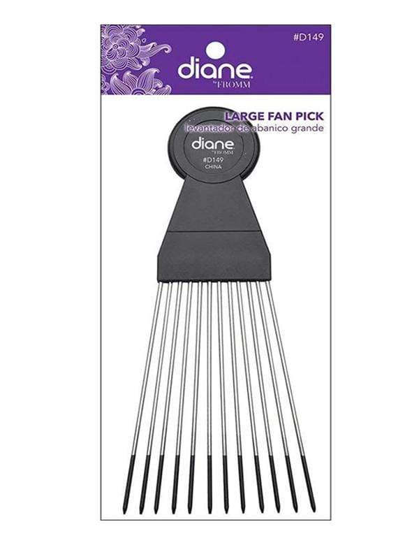 Diane Large Fan Pick Black #D149