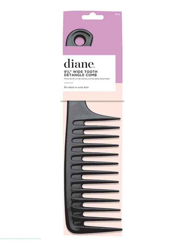Diane 9-3/4" Wide Tooth Detangle Comb #D142
