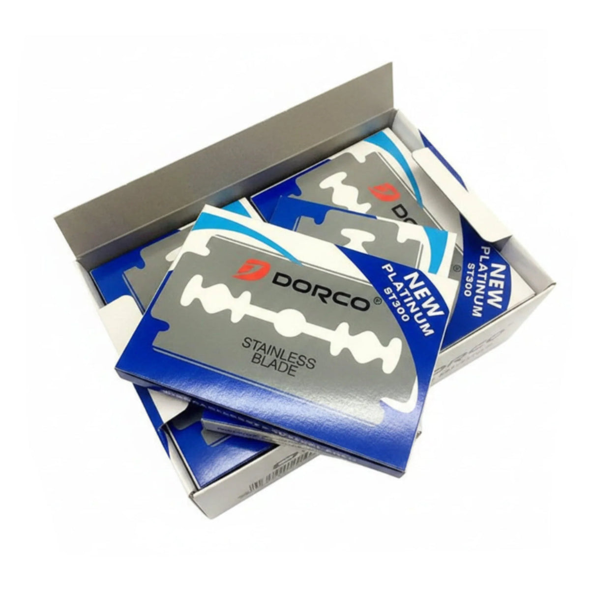 Dorco Razors Double Edge Blades Blue 100 CT