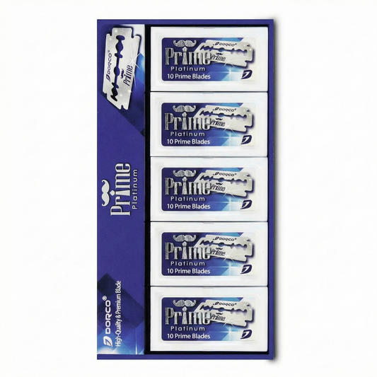 100 Razor Blades Dorco Prime Platinum
