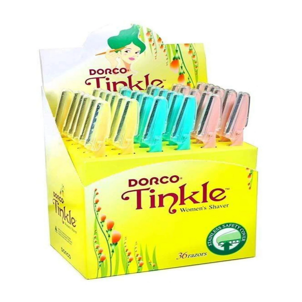Dorco Tinkle Eyebrow Razor Assorted Colors