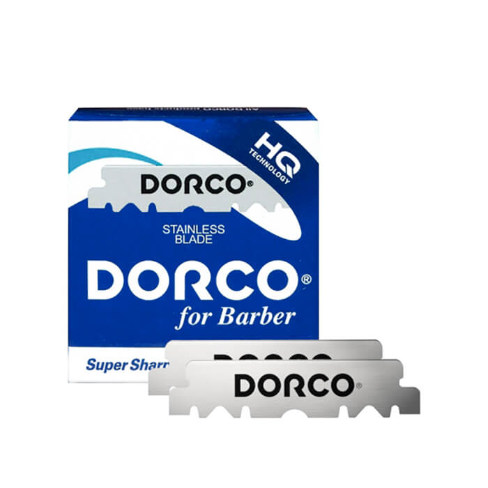 Dorco Single Edge Razor Blades Blue Trade Carton, 48 + 2 Free Boxes