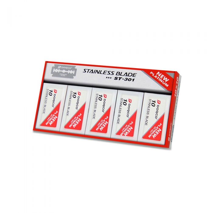 Dorco Platinum Double Edge Razor Blades Trade Carton, 95 + 5 Free Boxes