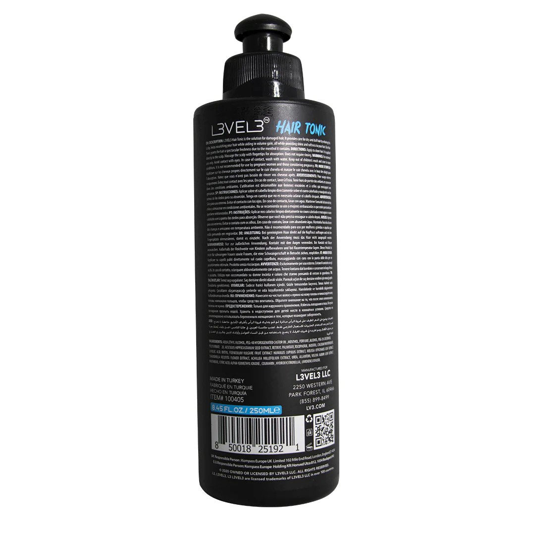 L3VEL3 Hair Tonic 250ml #100405