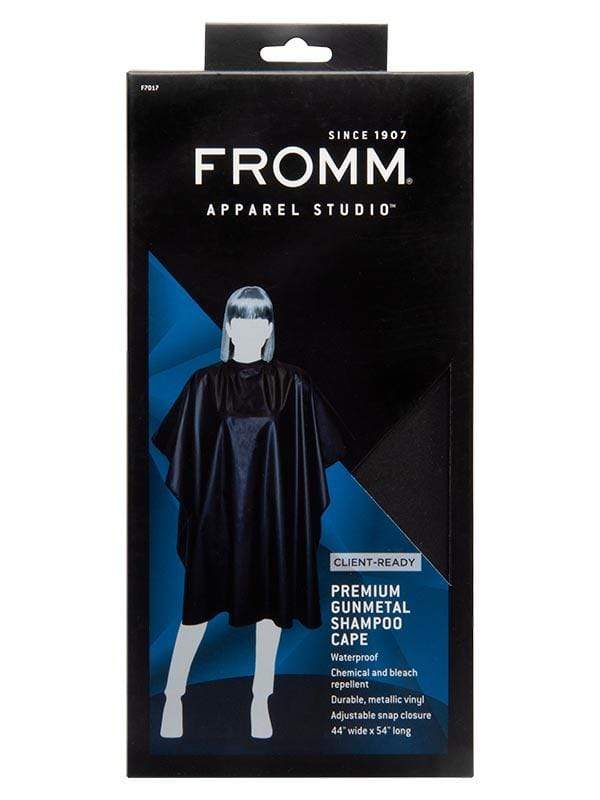 Fromm Apparel Studio Client Premium Gunmetal Shampoo Cape
