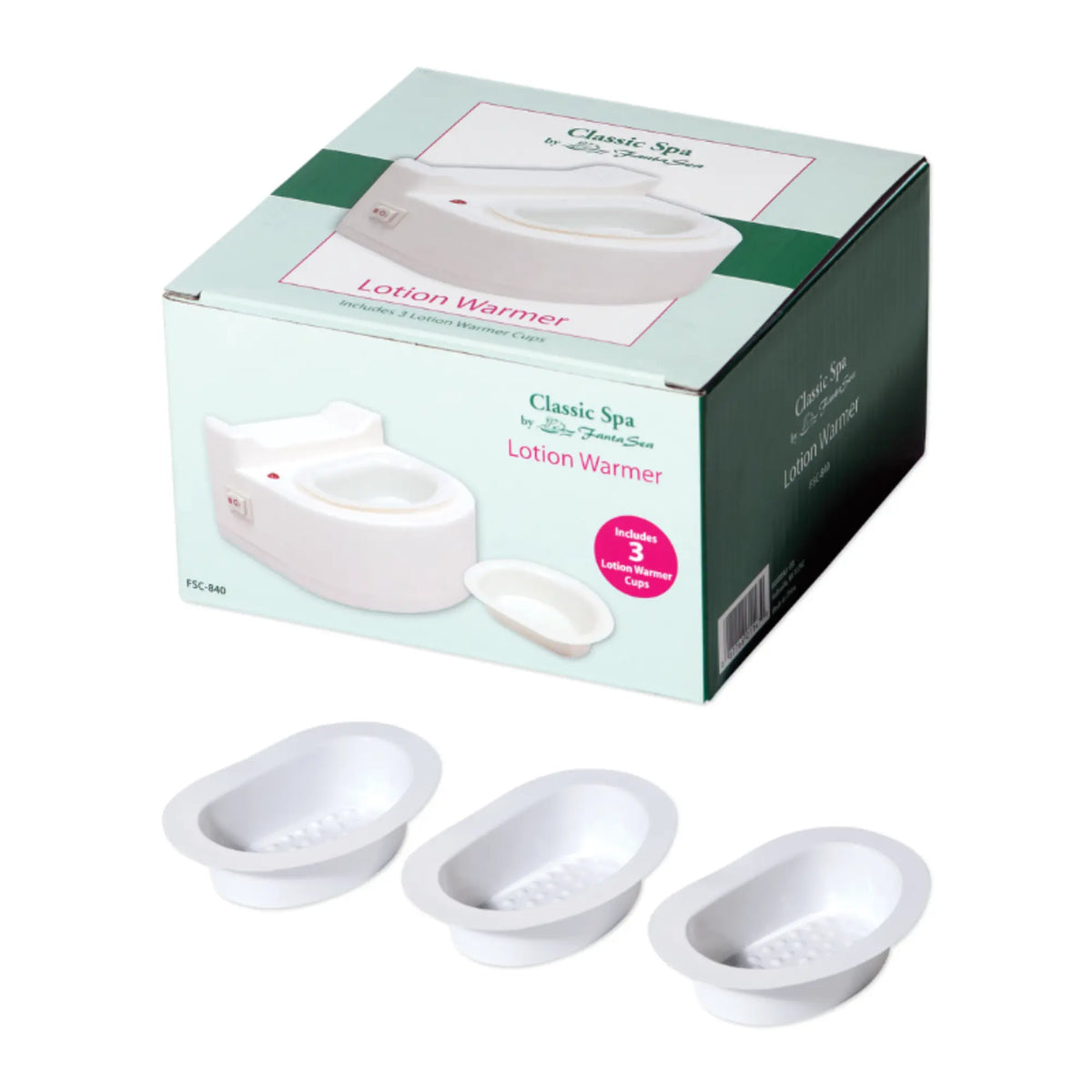 Fantasea Lotion Warmer #FSC-840 Thermostat-Controlled 10oz Capacity