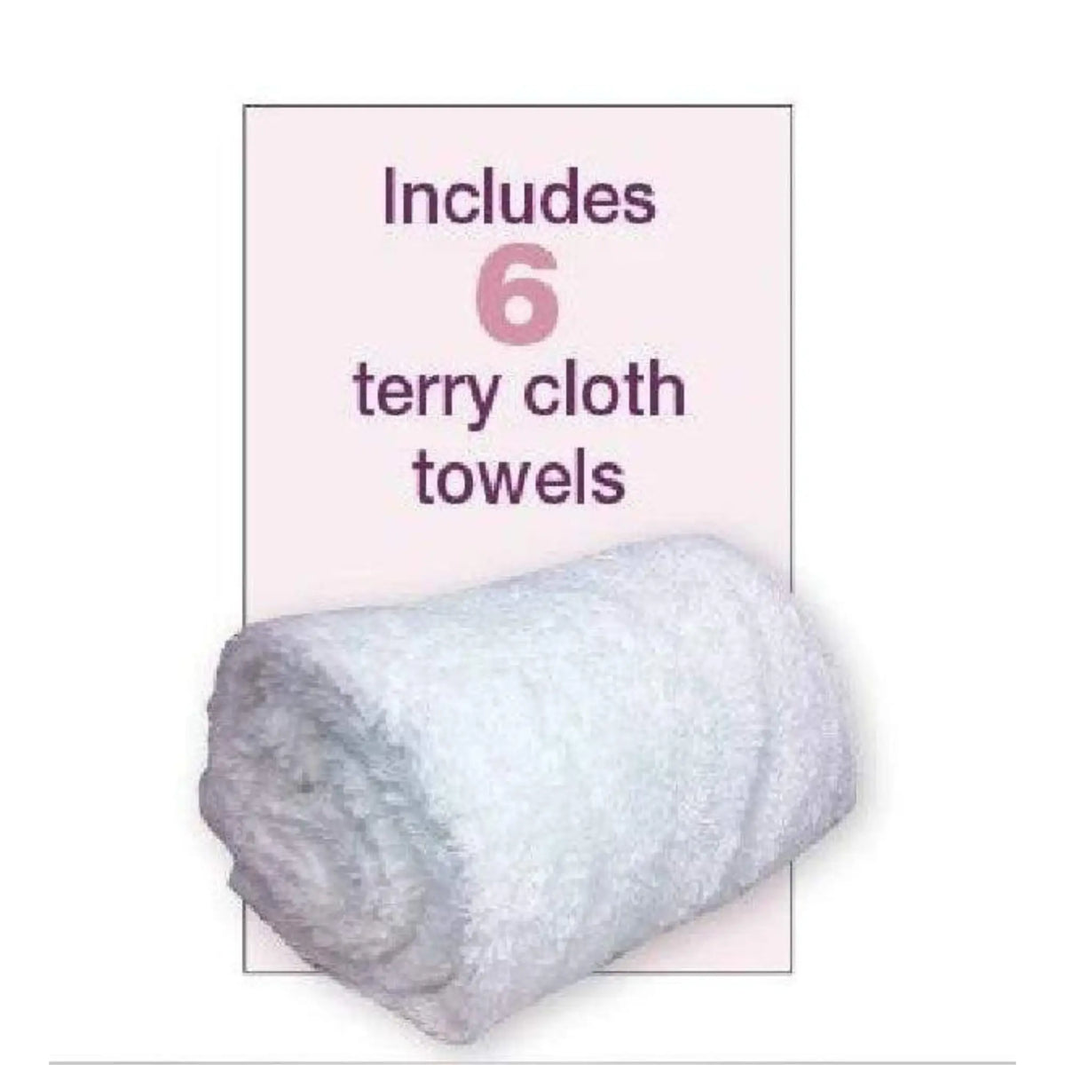 FantaSea Towel Steamer Includes 6 Soft Terry Cloth Towels #FSC-873