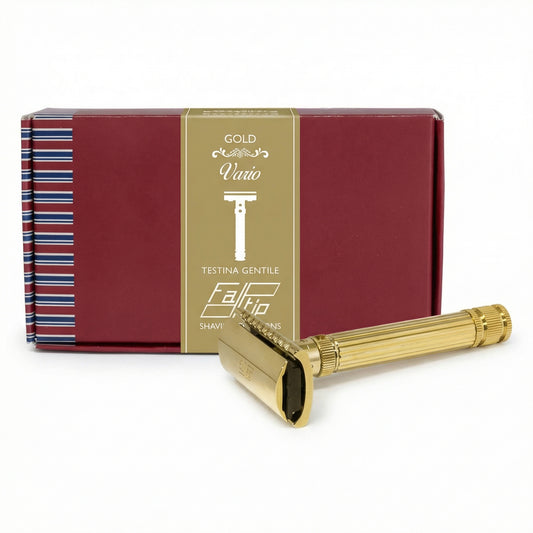 Fatip Safety Razor Adjustable Vario Gold Gentile Closed Comb