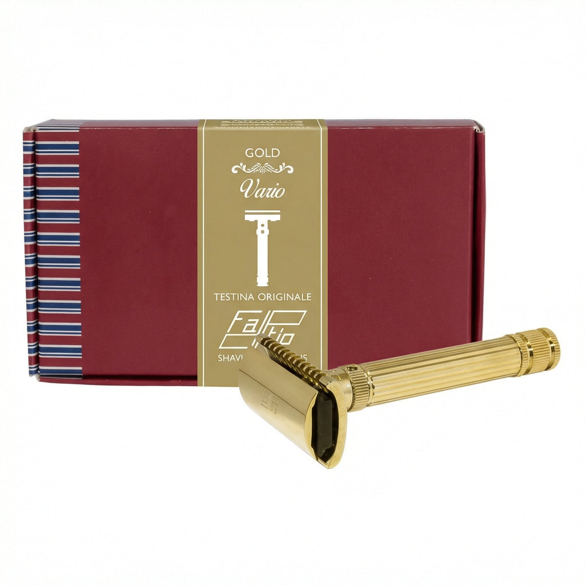 Fatip Razor Fatip Safety Razor Adjustable Vario Gold Original Open Comb – OZ Barber ...