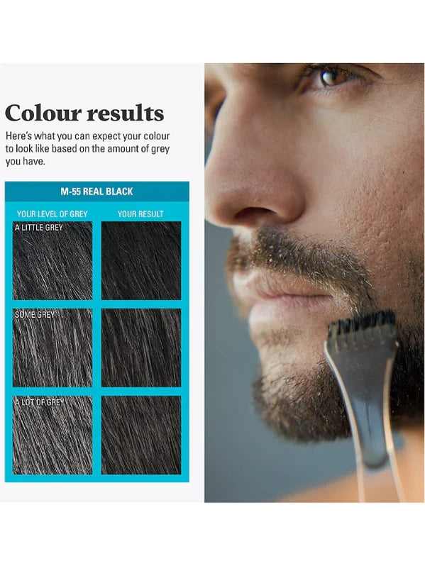 Just For Men New Real Black Mustache and Beard 2 x 05.oz