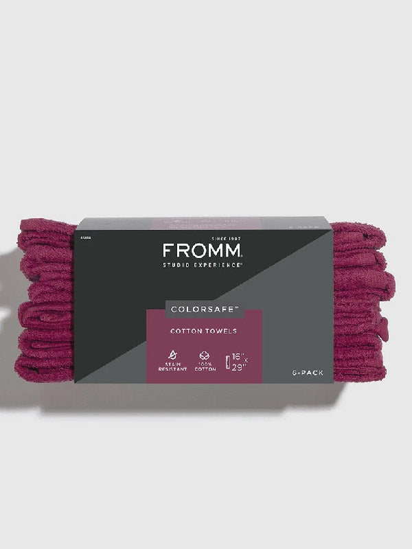 Fromm Colorsafe Cotton Towels - 6 Pack