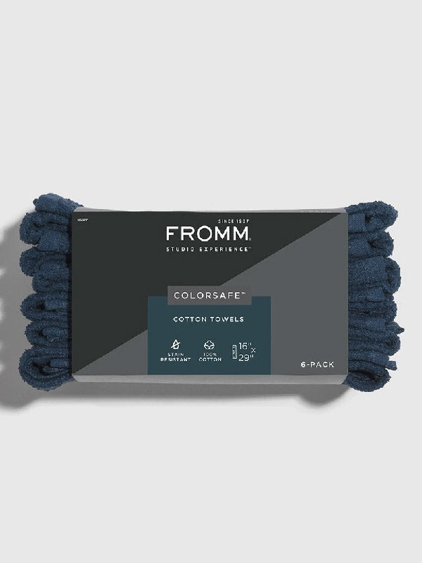 Fromm Colorsafe Cotton Towels - 6 Pack