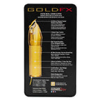 BaByliss PRO GoldFX Lithium Hair Clipper - FX870G Package Back