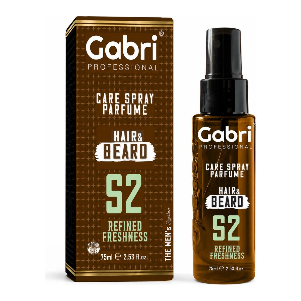 Gabri Professional - Hair & Beard Care Spray Parfume 75ml, S2 Refined Freshness