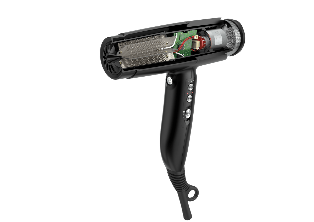 Gamma+ Xcell Hair Dryer (Matte Black)