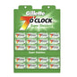 100 Razor Blades Gillette 7 O clock Green