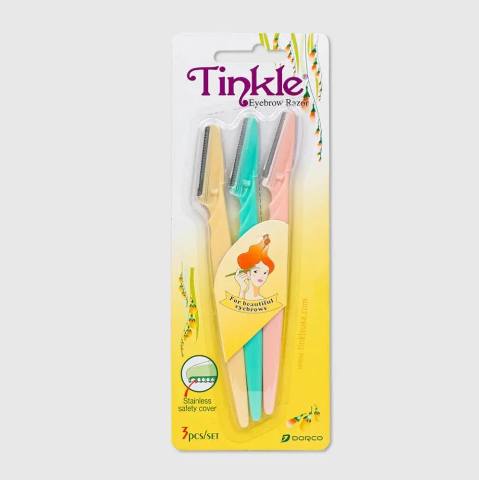 Dorco Tinkle Eyebrow Razor 3 piece Pack