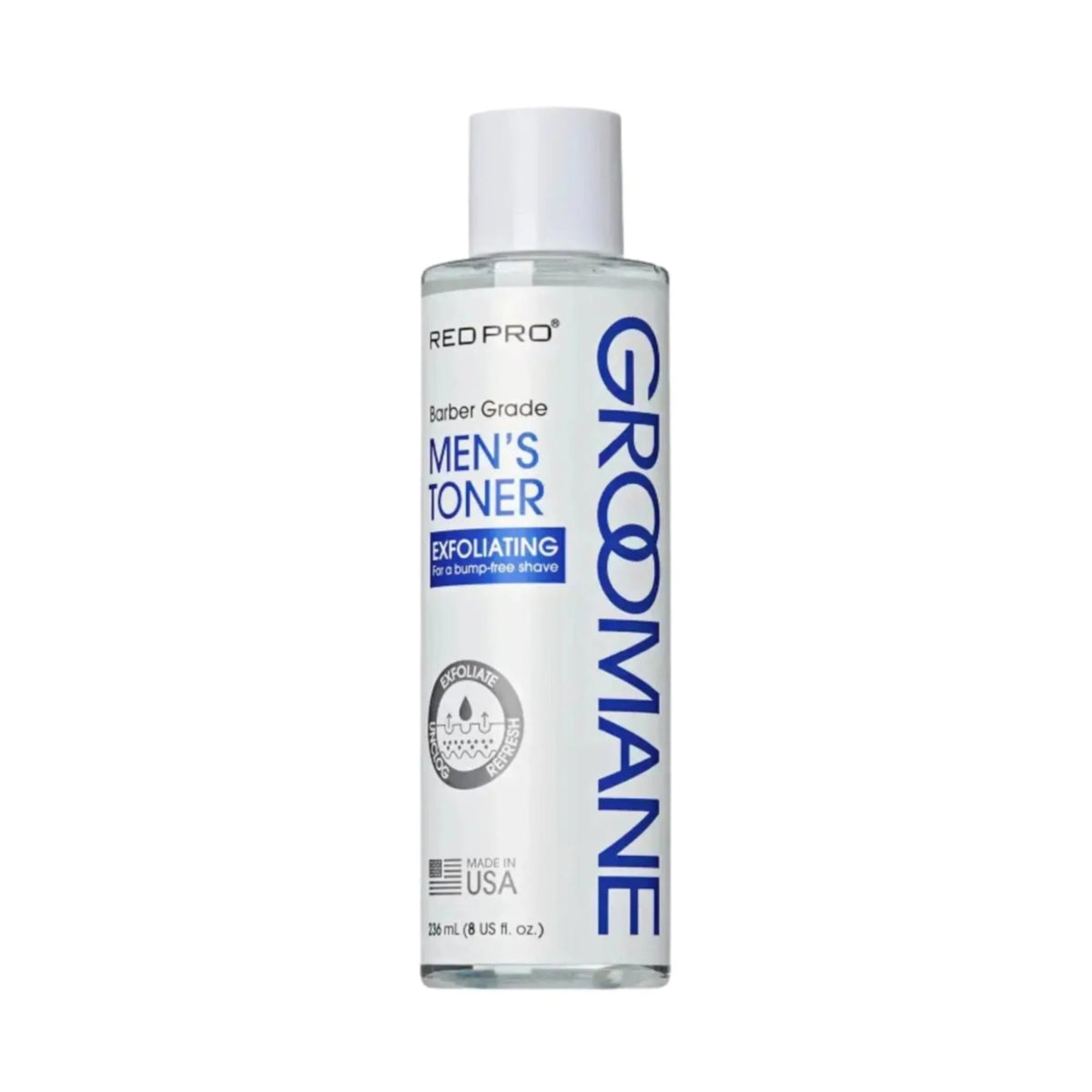 Groomane Men’s Exfoliating Toner for Razor Bumps