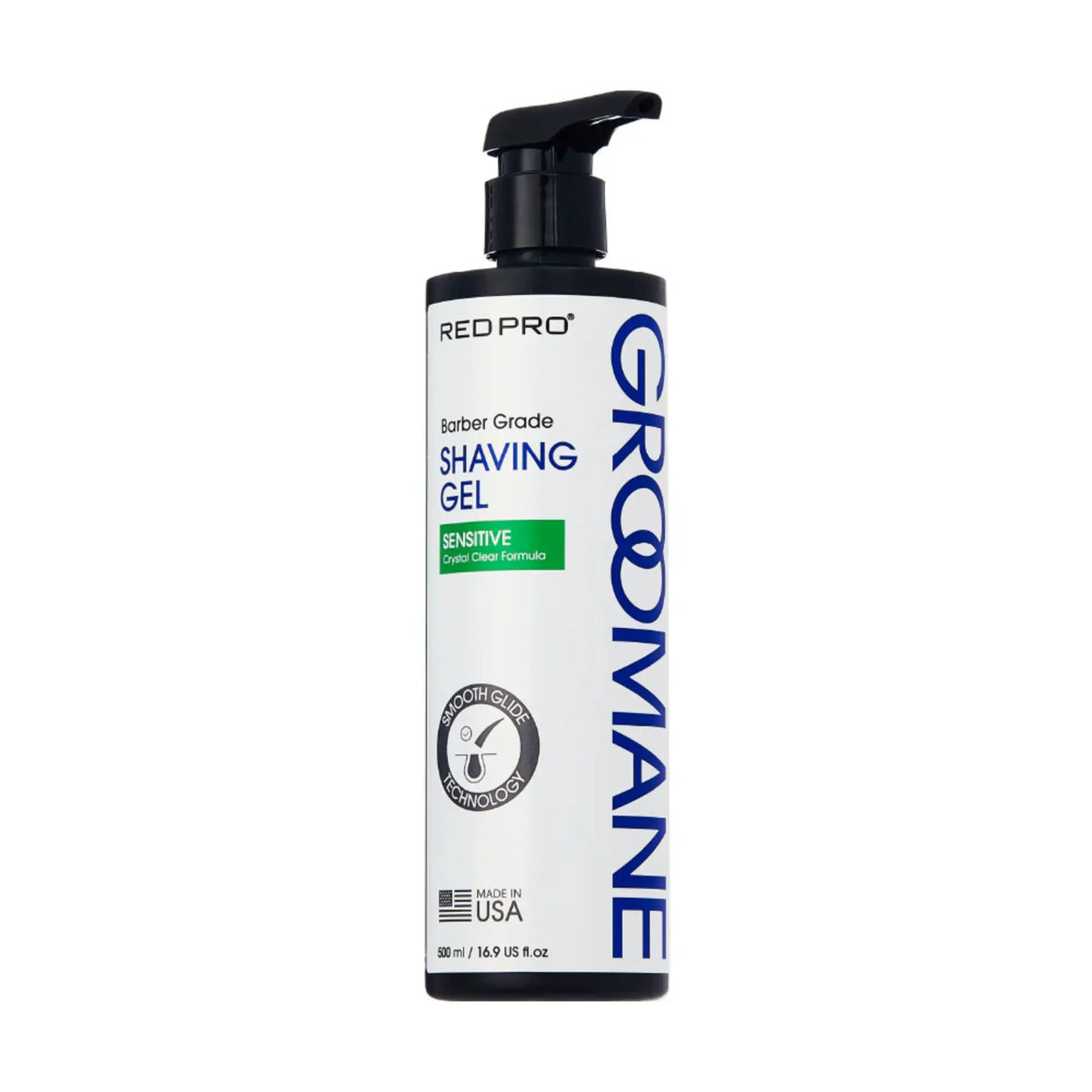 Groomane Barber Grade Shaving Gel – Non-Foaming Aloe Vera