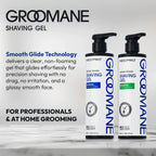 Groomane Barber Grade Shaving Gel – Non-Foaming Aloe Vera