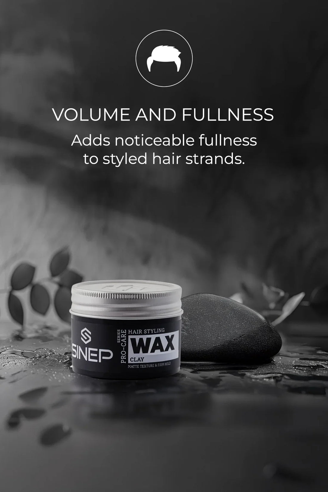 SINEP Clay Hair Wax 100ml Matte Finish Strong Hold Hair Styling Wax
