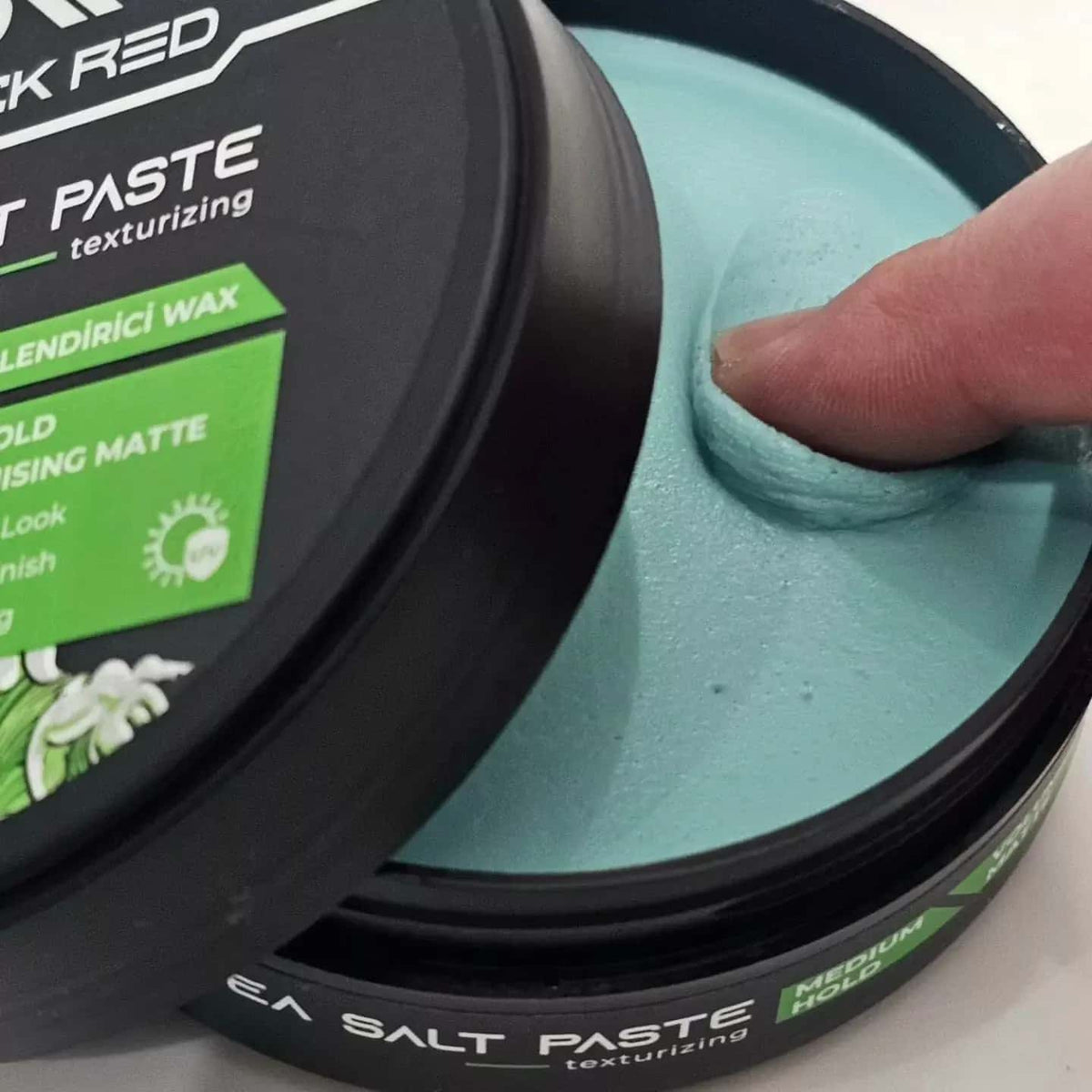 Black Red Hair Styling Sea Salt Paste 120ml