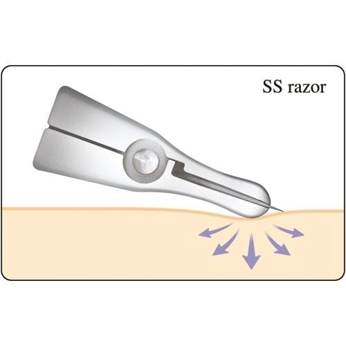 Jatai Feather Artist Club SS Folding Black Razor #ACS-RB
