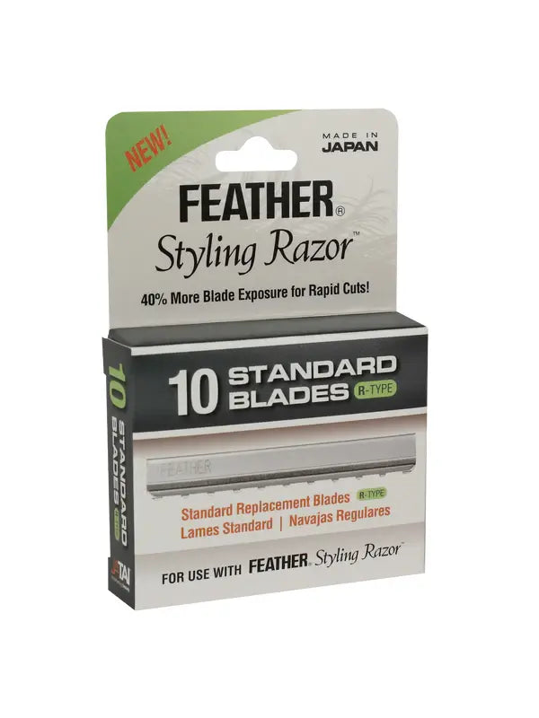 Jatai Feather Standard R-Type 10 Pack Replacement Blades #F1-20-110