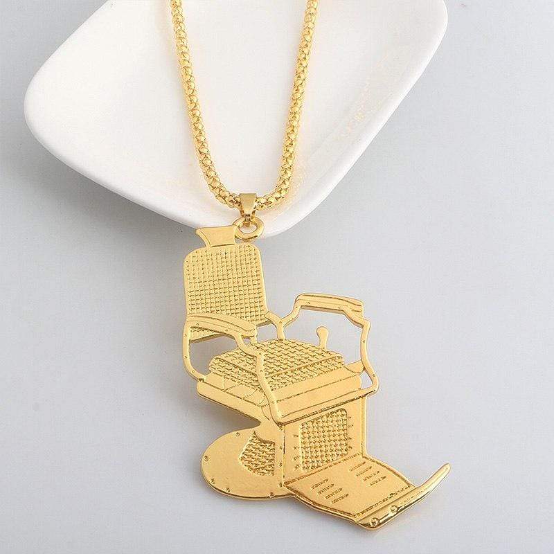 Kashi Barber Chair Chain & Necklace Gold