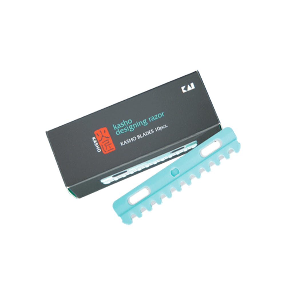 Kasho Designing Razor Blades 10 Pack box with replacement blade