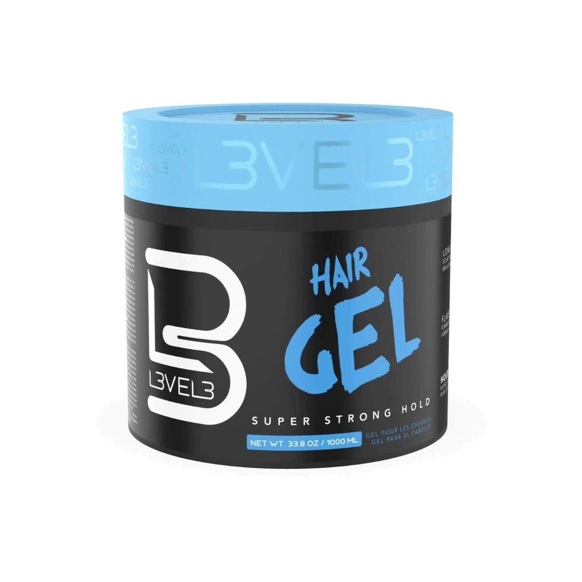 L3VEL3 Super Strong Hair Styling Gel Assorted Sizes