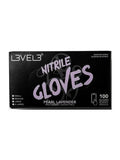 L3VEL3 Professional Nitrile Gloves Pearl Lavender 100 Pack