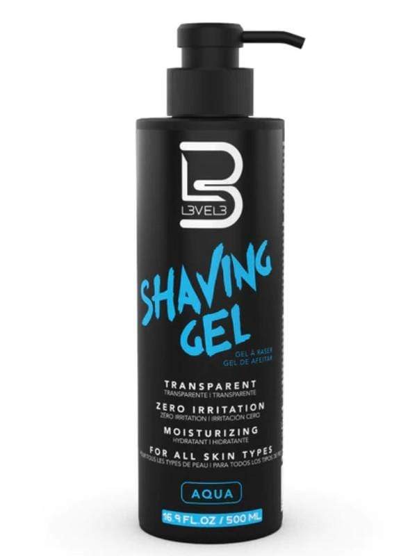 L3VEL3 Transparent Shaving Gel Assorted Sizes