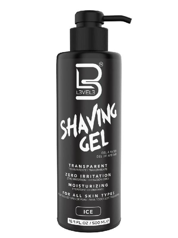 L3VEL3 Transparent Shaving Gel Assorted Sizes