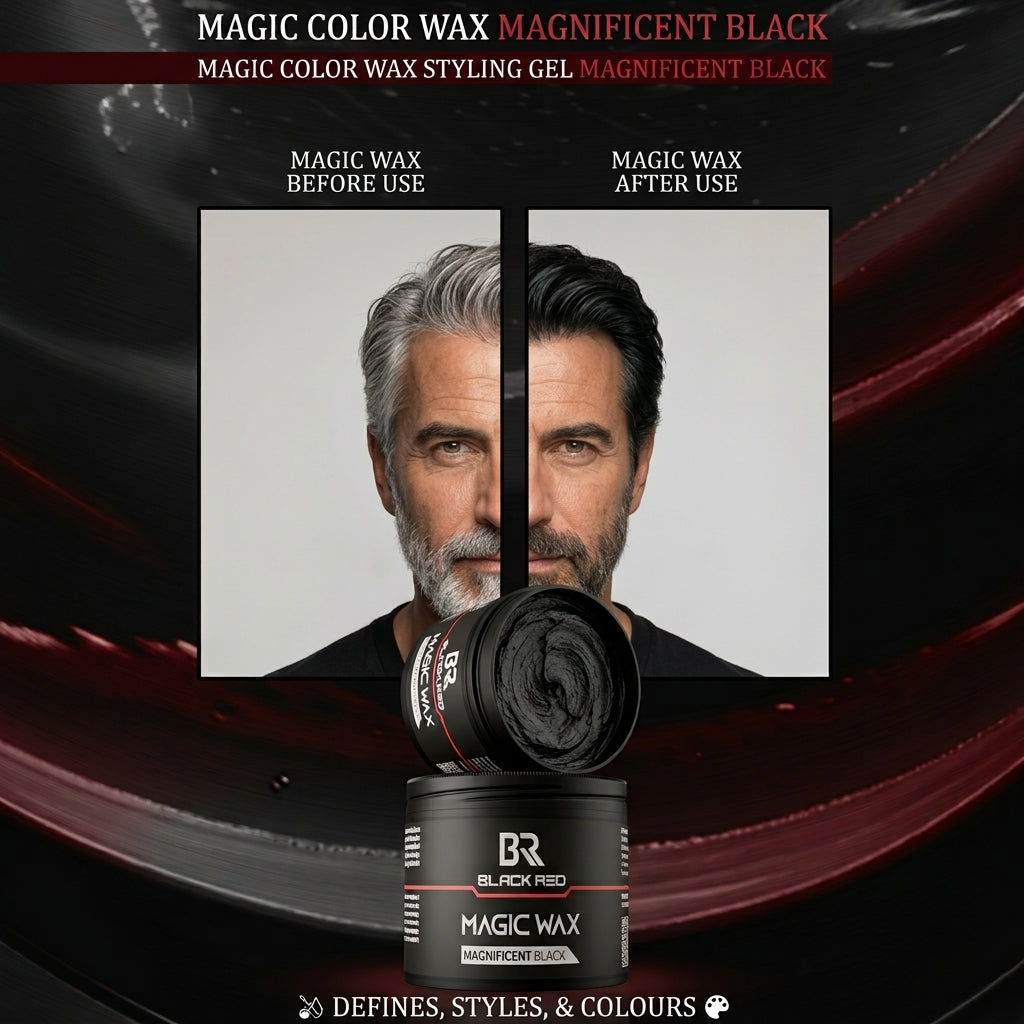 Black Red Magic Wax Magnificent Black 100ml