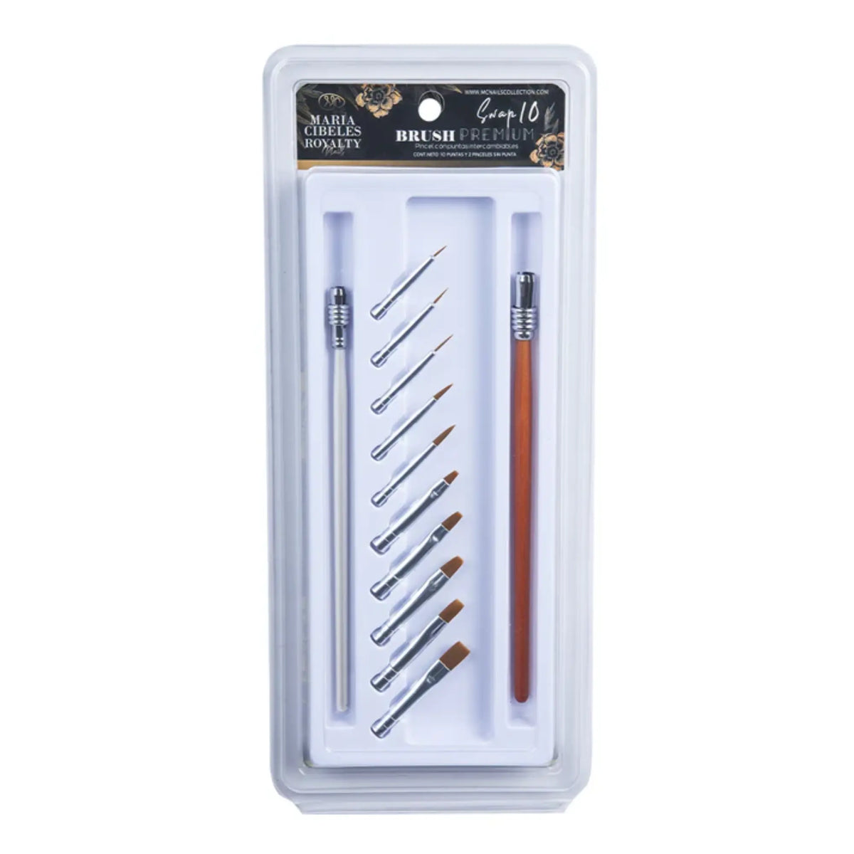 Maria Cibeles Royalty Nail Art Brush Set