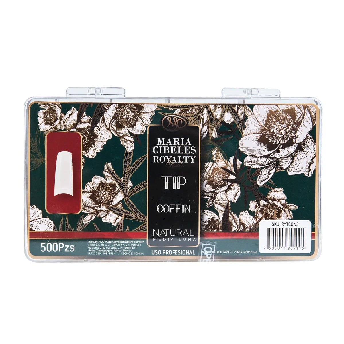 Maria Cibeles Royalty Half Moon Nail Tips 500pc Assorted Styles